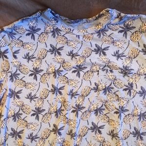 Pineapple Print Tee Shirt